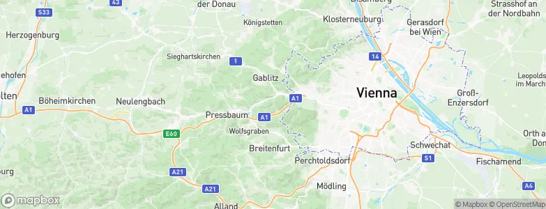 Deutschwald, Austria Map