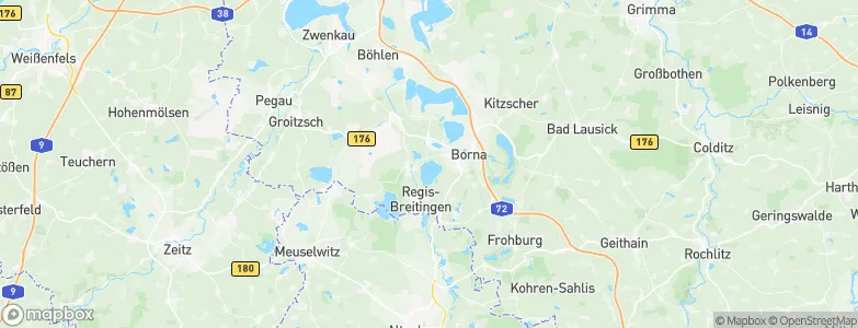 Deutzen, Germany Map