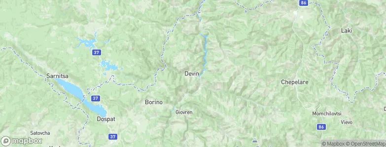 Devin, Bulgaria Map