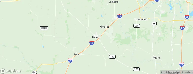 Devine, United States Map
