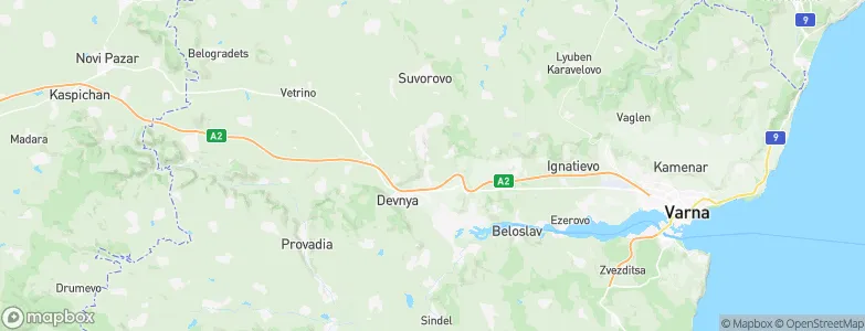 Devnya, Bulgaria Map