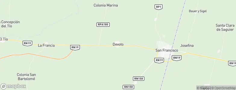 Devoto, Argentina Map