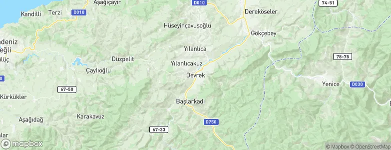 Devrek, Turkey Map