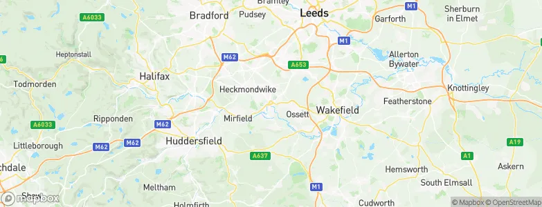 Dewsbury, United Kingdom Map