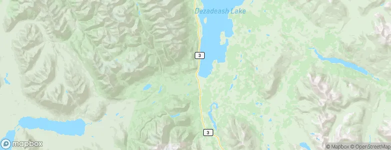 Dezadeash, Canada Map