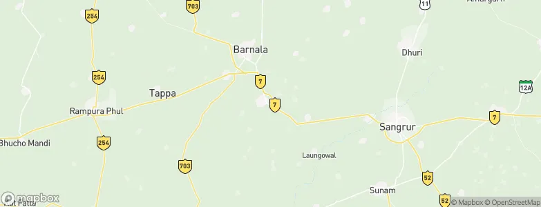 Dhanaula, India Map