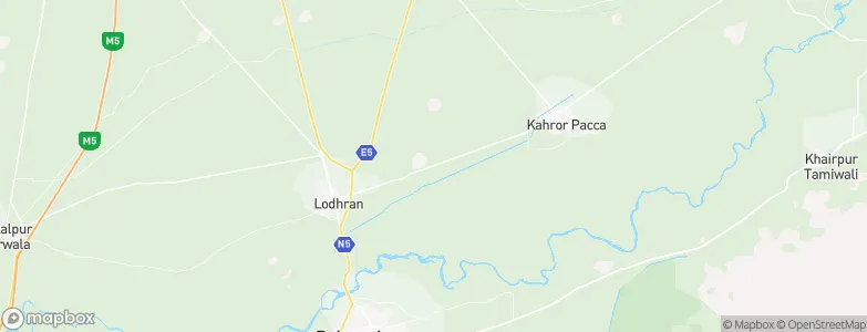 Dhanote, Pakistan Map