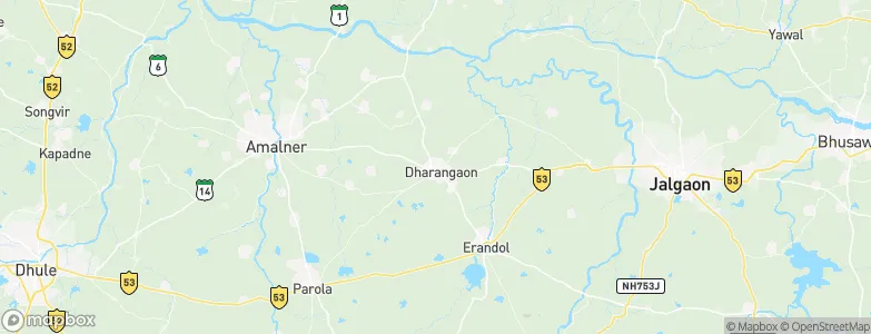 Dharangaon, India Map