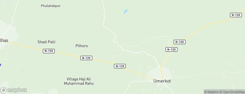 Dhoro Naro, Pakistan Map