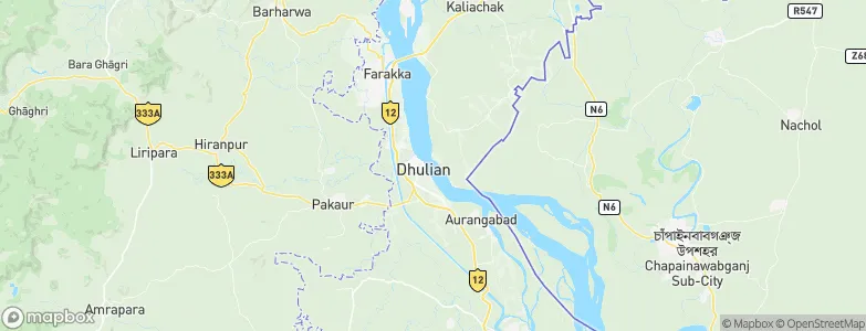 Dhulian, India Map