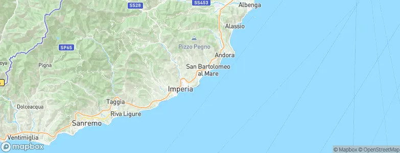 Diano Marina, Italy Map