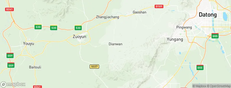 Dianwan, China Map