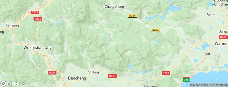 Diaoluoshan, China Map