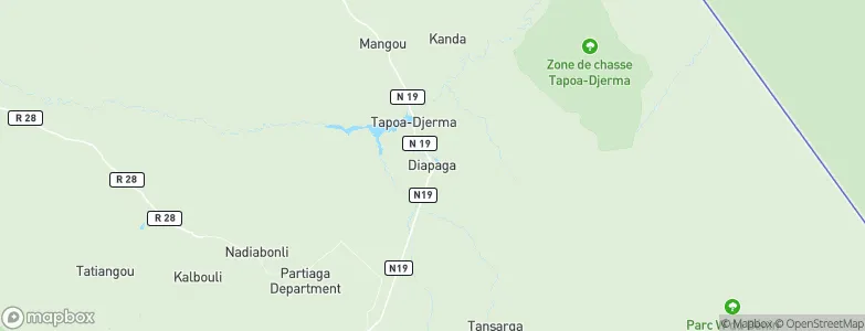 Diapaga, Burkina Faso Map