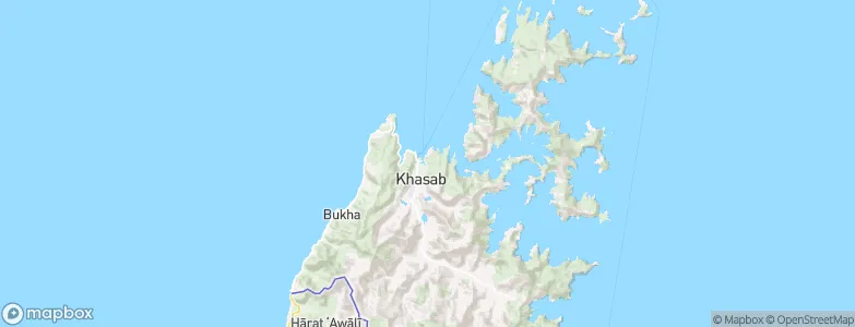 Dib Dibba, Oman Map