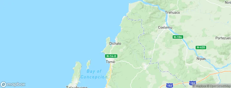 Dichato, Chile Map