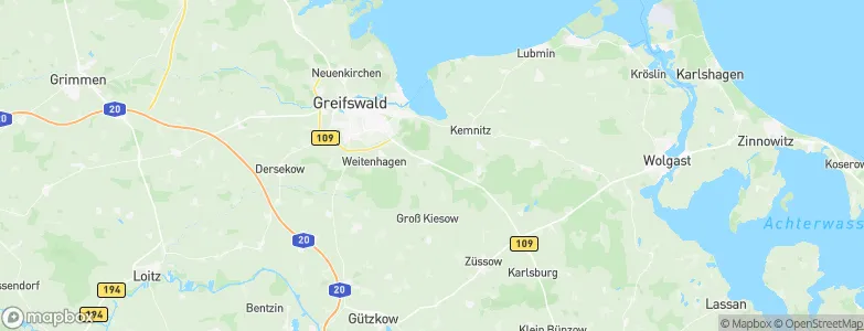 Diedrichshagen, Germany Map