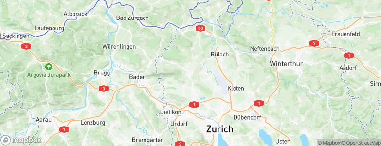 Dielsdorf, Switzerland Map