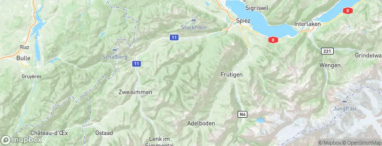Diemtigen, Switzerland Map