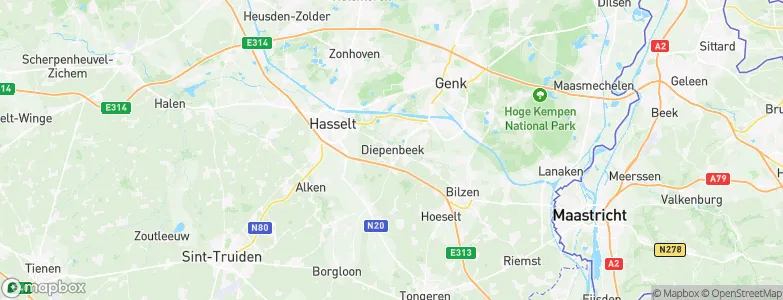Diepenbeek, Belgium Map