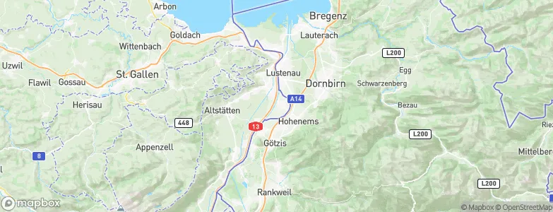 Diepoldsau, Switzerland Map