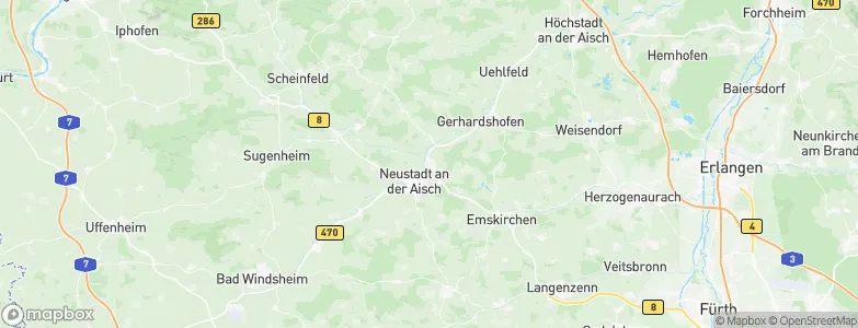 Diespeck, Germany Map