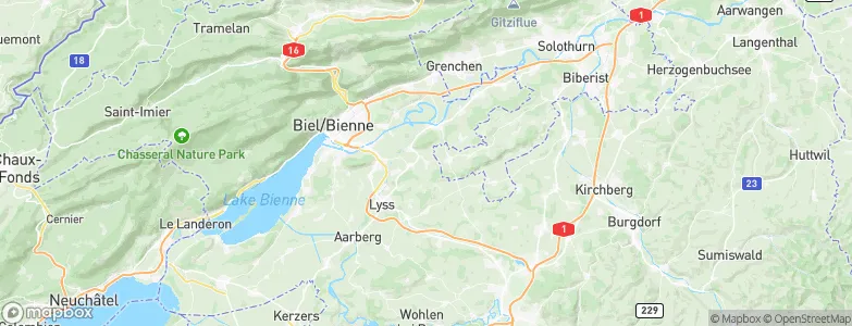 Diessbach, Switzerland Map