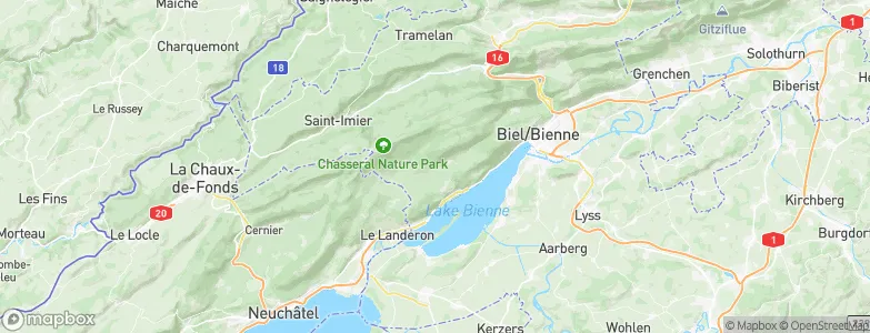 Diesse, Switzerland Map