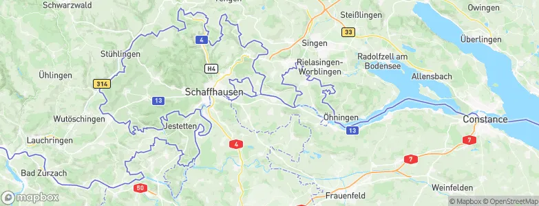 Diessenhofen, Switzerland Map