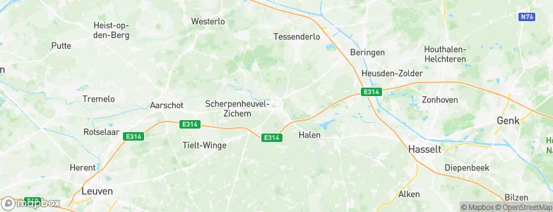 Diest, Belgium Map