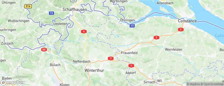 Dietingen, Switzerland Map