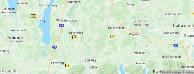 Dietramszell, Germany Map