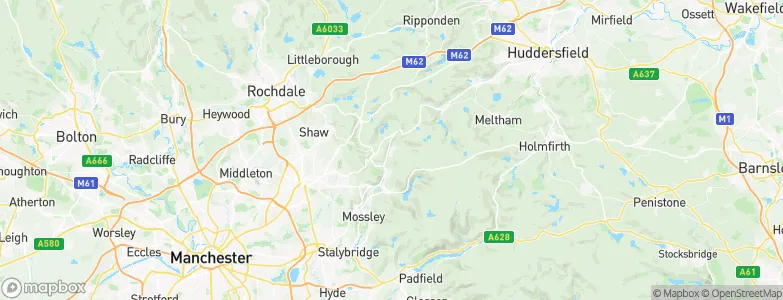 Diggle, United Kingdom Map