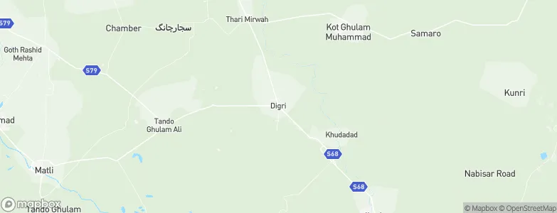 Digri, Pakistan Map