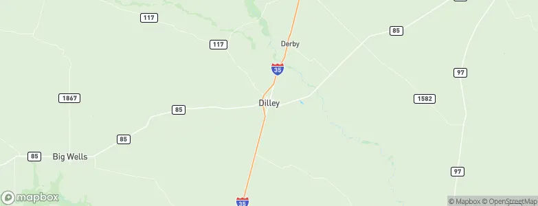 Dilley, United States Map