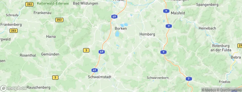 Dillich, Germany Map