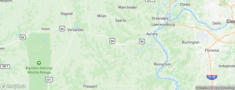Dillsboro, United States Map