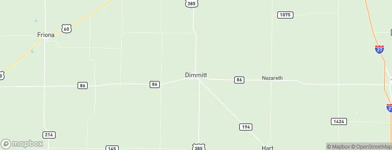 Dimmitt, United States Map
