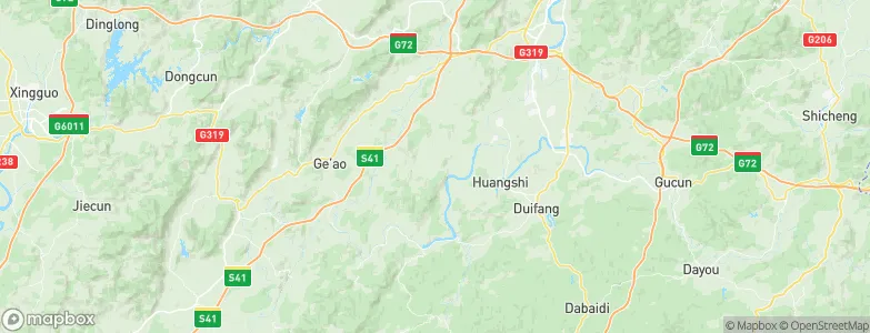 Dingbei, China Map