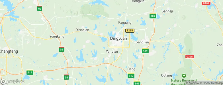 Dingcheng, China Map