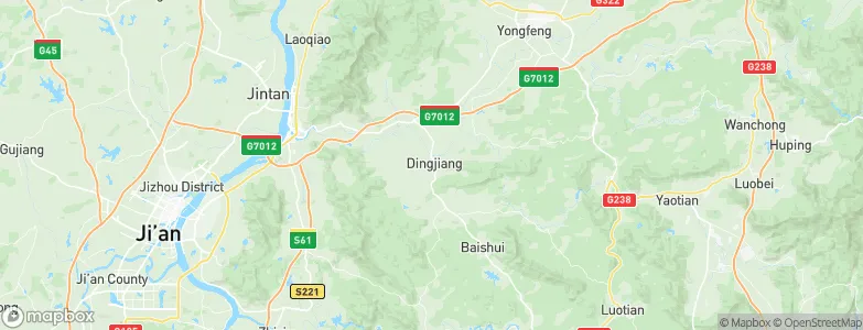 Dingjiang, China Map