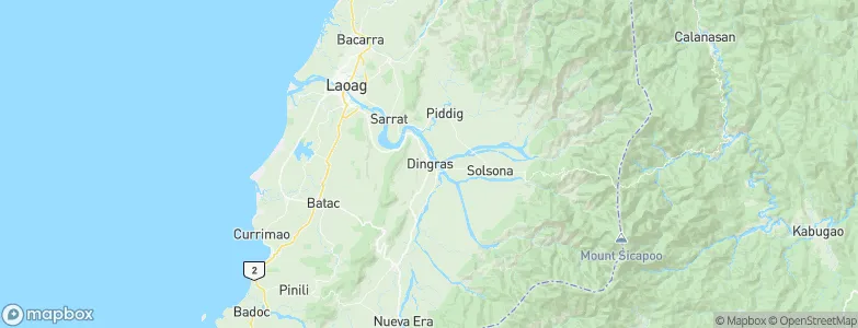 Dingras, Philippines Map