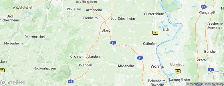 Dintesheim, Germany Map