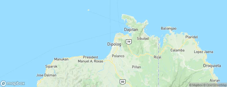 Dipolog City, Philippines Map