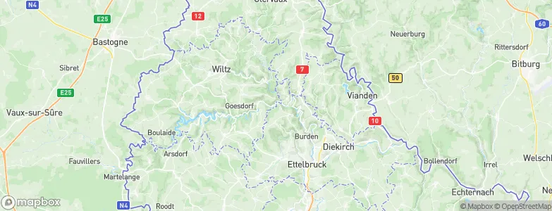 Dirbach, Luxembourg Map