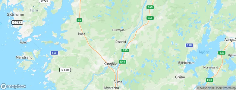 Diseröd, Sweden Map