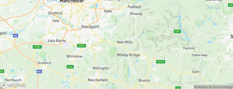 Disley, United Kingdom Map