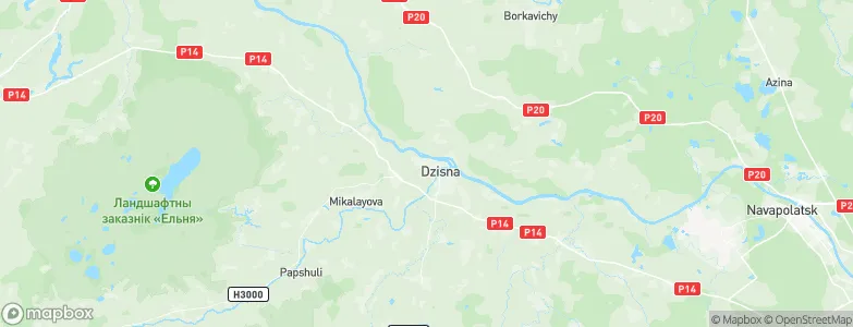 Disna, Belarus Map