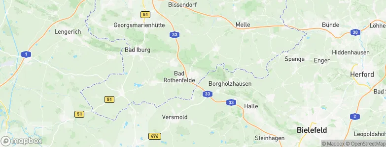 Dissen, Germany Map