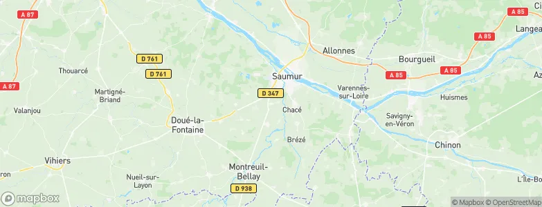 Distré, France Map